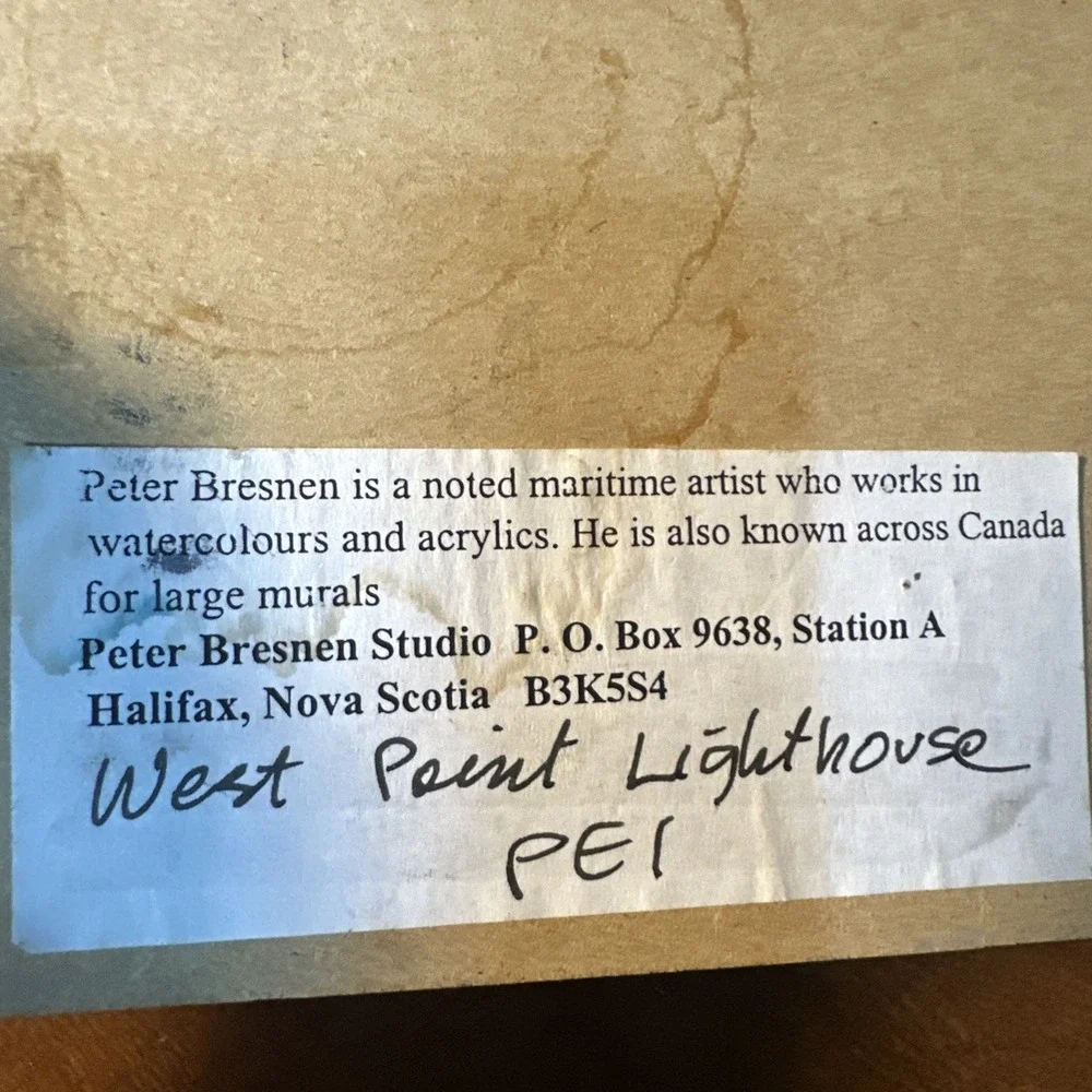 West Point Lighthouse, Prince Edward Island By Peter Benson Studios In 96 6x4.5
